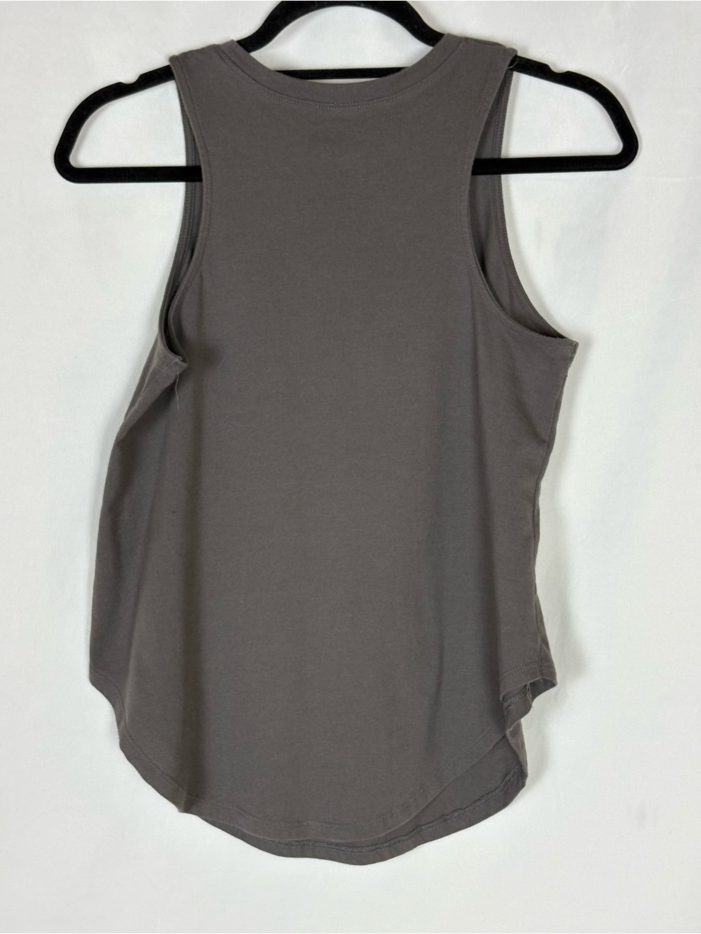 Vintage Graphic Muscle Tank Top - Charcoal with Multicolor Print - Picture 4 of 5